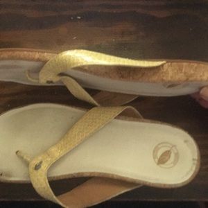 Nature Cream Lagan’s Snakeskin FlipFlop Size 10